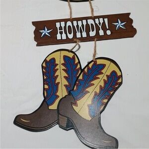 Hobby Lobby Cactus Wall Decor in Natural Wood, boys only sign, Dino picture